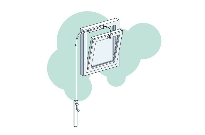 Highline-Locking-Opener-for-inward-opening-window illustration