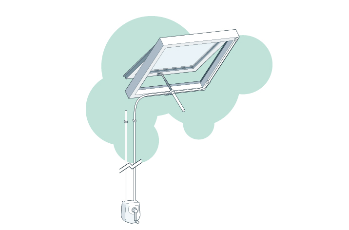 Highline-Screwjack-Opener-for-Rooflight-Skylight-Control illustration